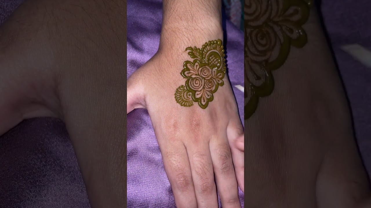 String henna design. Mehendi by ocean ♥️
