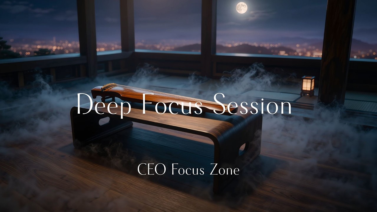 Deep Focus Ambient Music in a Calm Japanese Style – Background Sounds for Work, Study, and Coding