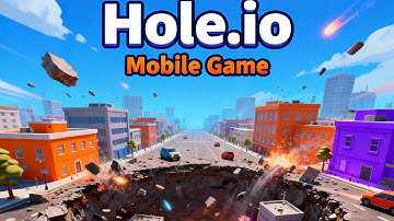 Hole.io Gameplay | Level 1 to Max Level | Biggest Hole in the City | Hole io Android Game