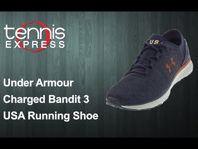 Under Armour Charged Bandit 3 USA Running Shoes | Tennis Express - YouTube