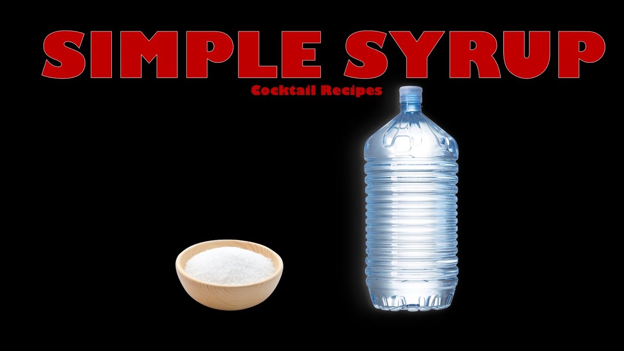 How to Make Homemade Simple Syrup Cocktail Recipe Tutorial YouTube