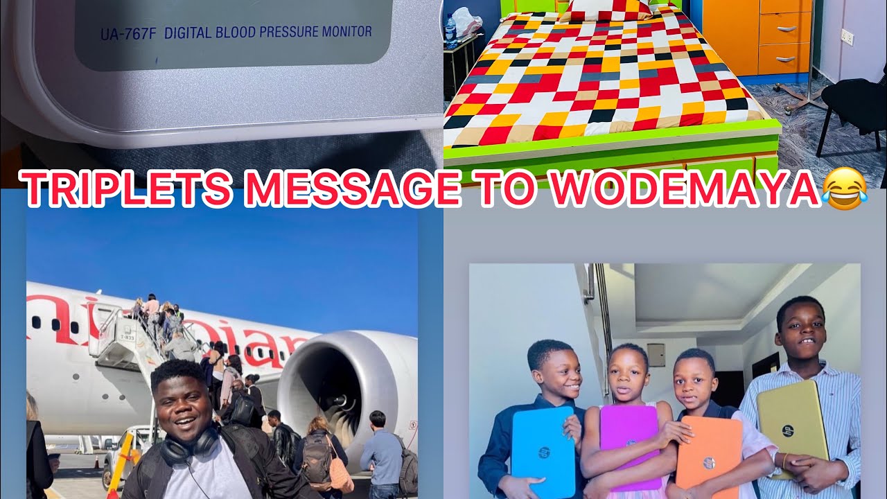 LIVING IN NIGERIA || TRIPLETS +1 REACT TO WODE MAYA’s CHANNEL NEWS || HUBBY DOING IT BEFORE THE KIDS