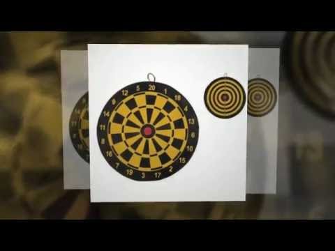 Blowgun Target Dart Board | Martial Art Supply Video