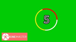 How to Make 5 Second to 1 Minute Up Down Timer with Sound Kinemaster Editing 2022