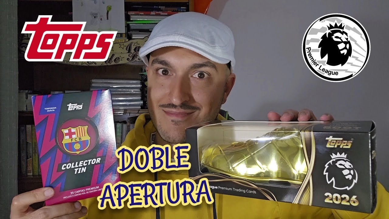 PRODUCTAZOS - Collector's Tin FC Barcelona & Golden Boot Tin *Premier League 2026* Topps - CROLOMOLO