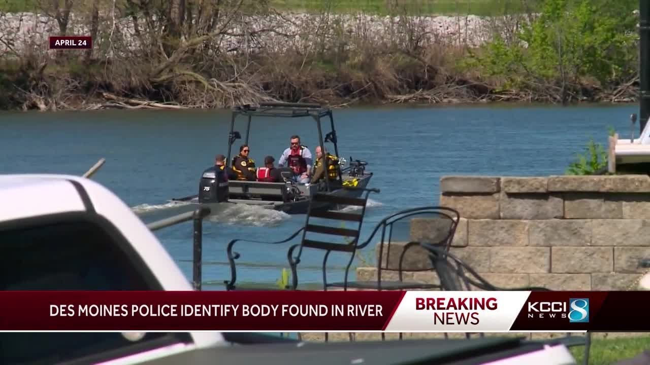 Des Moines police identify man whose body was found in river - YouTube