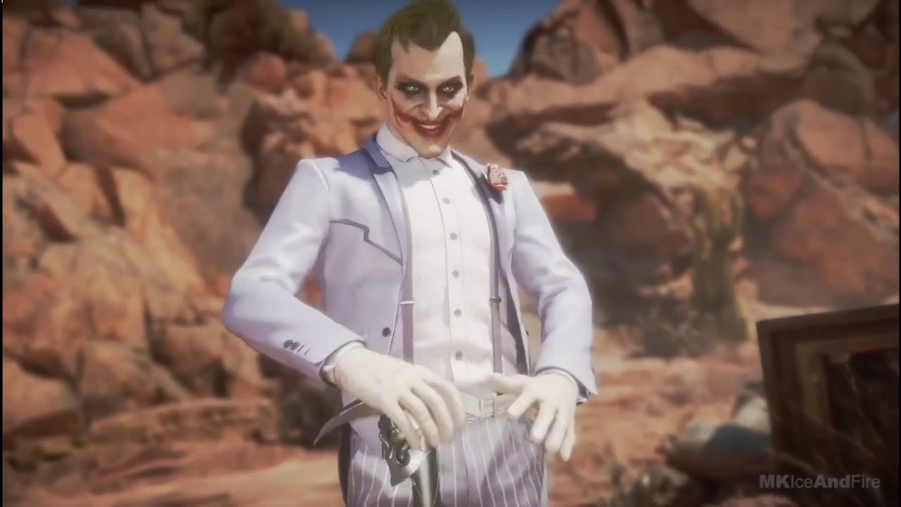 Joker laughs at Sindel - YouTube