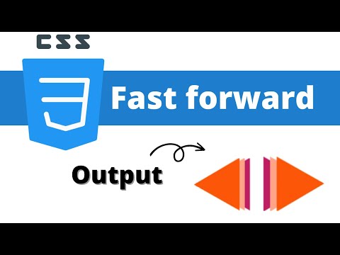 Fastforward and Backward animation using HTML and CSS tutorial for beginners #coding #tutorial #css