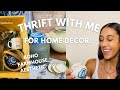 ✨HUGE THRIFT WITH ME for home decor ✨goodwill finds and amazing haul