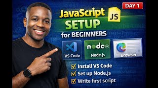 Day 1 (Part 3): Free 30-Days Full-Stack Web Development | JavaScript Setup & First Code