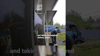 Amazon driver caught trying to steal package