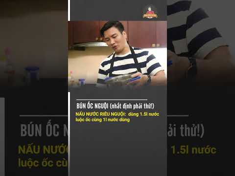 Bún ốc nguội chuẩn vị nhé các cụ mợ ơi