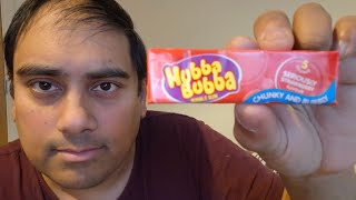 hubba bubba strawberry flavour bubble gum