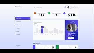 Creating a Human Resource Management web App using React, Node.js, Express, and Tailwind