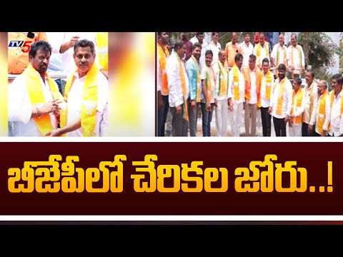 బీజేపీలో చేరికల జోరు..! Joinings In Chevella BJP In Presence Of Konda Vishweshwar Reddy | TV5 News - TV5NEWS