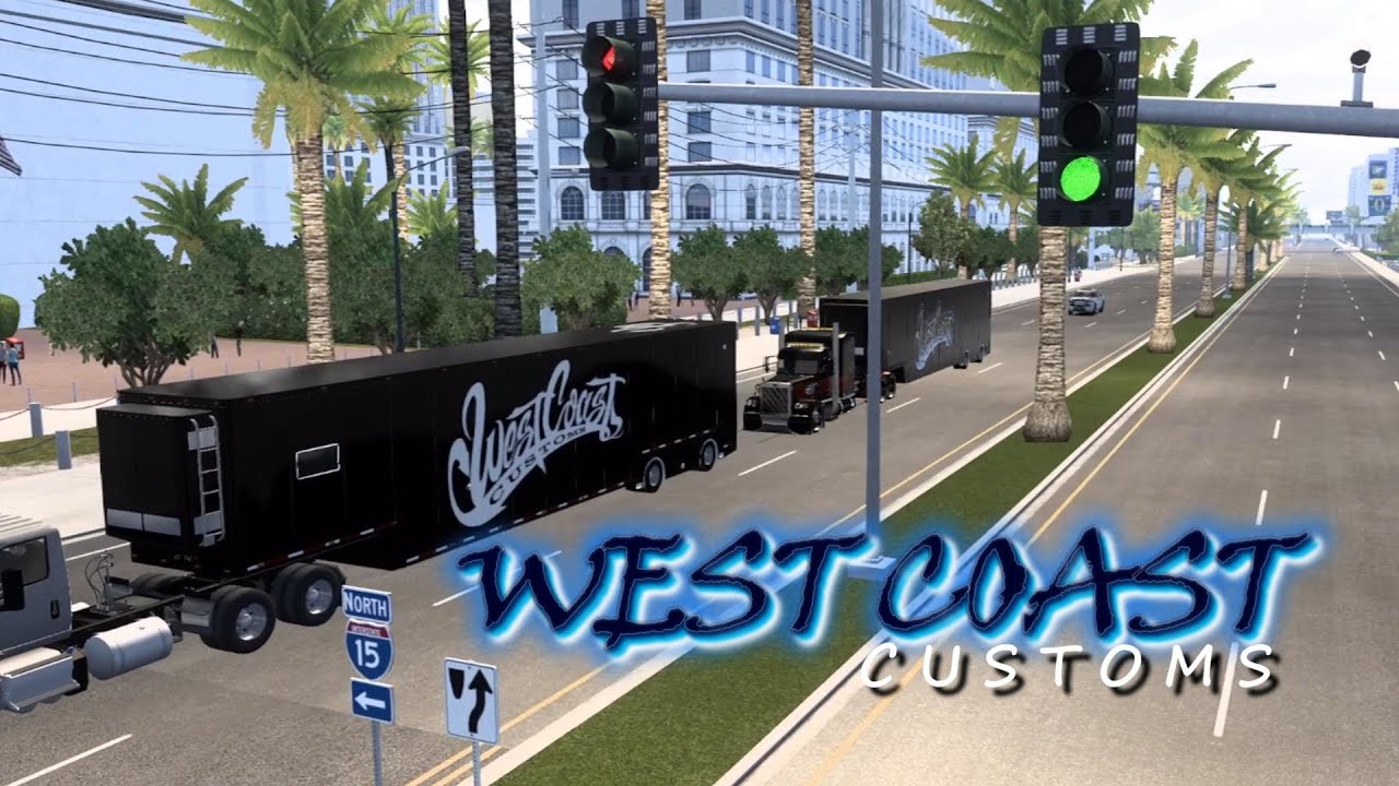 ZIM convoy hauling for WEST COAST CUSTOMS (WCC).