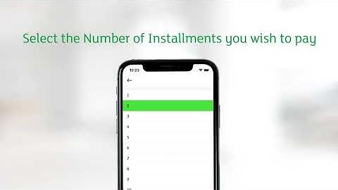 Pay your installments on KFHOnline