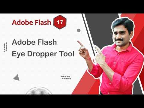 Adobe Flash Eye Dropper Tool - Adobe Flash Tutorial 17 🚀