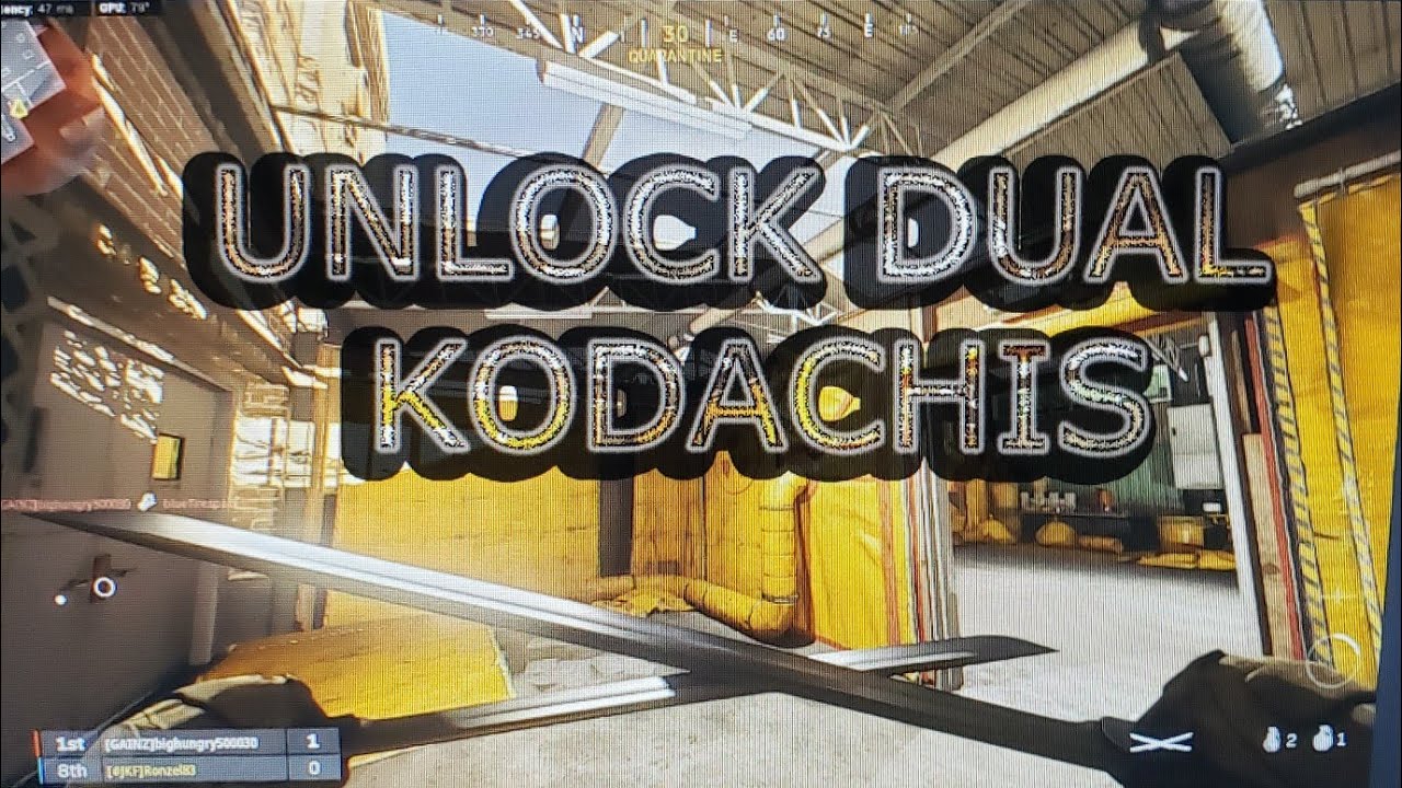 Unlock Dual Kodachis, Best Class, Best Strategy, Call Of Duty Modern