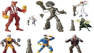 New marvel legends 6" x-men (warlock baf wave) images with old man
logan & more