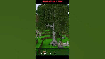 🌳REALISTIC TREES & TREECAPITATOR😱 #addons for #minecraftpe