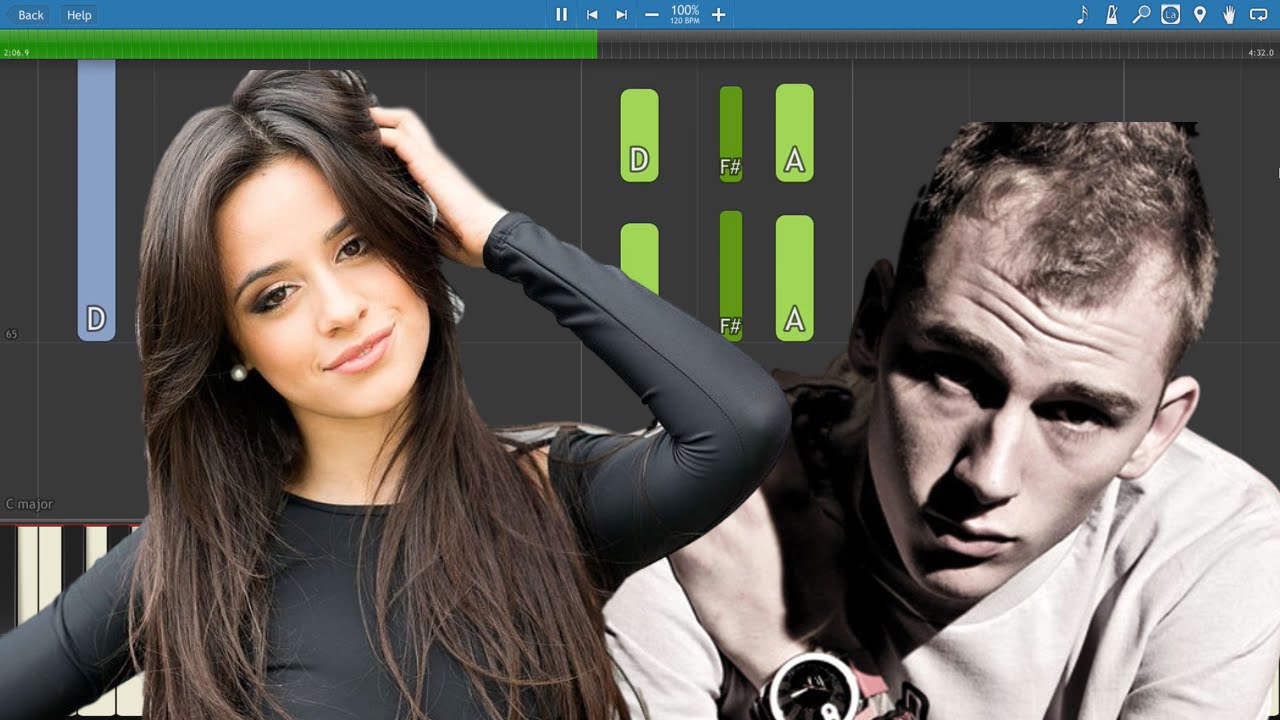 Machine Gun Kelly ft. Camila Cabello - Bad Things - Piano Tutorial