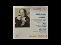 Jacques Thibaud plays Beethoven Concerto (live from Neuchâtel, 1951) with unique Thibaud cadenza