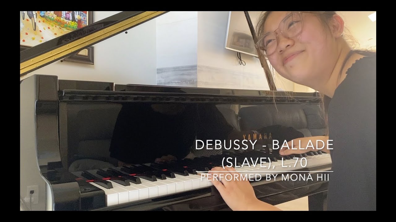 An exaggerated performance of Debussy - Ballade (Slave) L.70 - YouTube