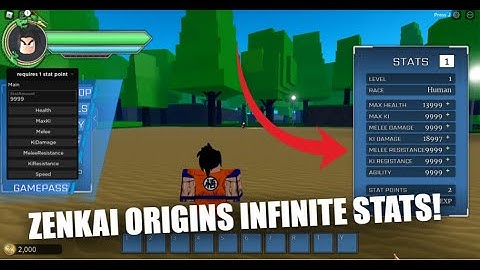 OP Zenkai Origins Infinite Stats Script! | You will regret it if you don