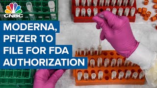 Both Moderna and Pfizer will file for FDA authorization as next step