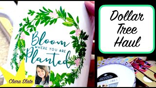 DOLLAR TREE HAUL | Bloom where you are planted, friends!