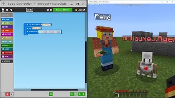 Mega Jump! - MakeCode for Minecraft Code Builder