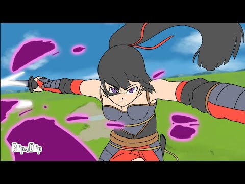 Flipaclip battle animation process 2