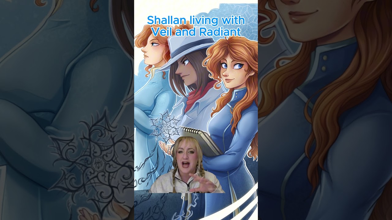Shallan living with Veil and Radiant | Art by: lightweavershallan on tumblr
