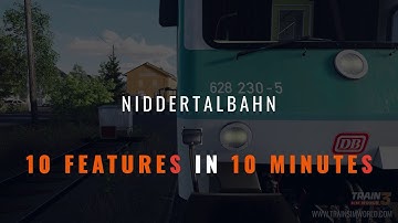 10 Things to know about Niddertalbahn: Bad Vilbel – Stockheim.