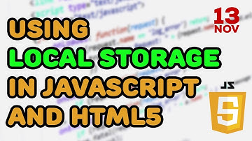 Using Local Storage in JavaScript and HTML5 to save a temporary data