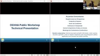 Public Workshop on Draft Inhalation Unit Risk Factors for Acrolein and Ethylene Oxide