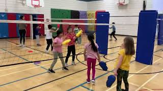 Balloon Volleyball/Badminton: Striking & Net Wall