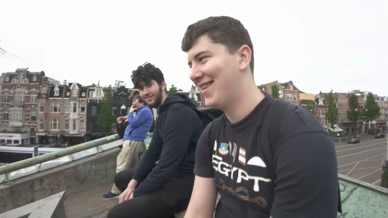 chilling in amsterdam