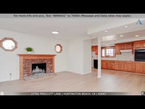 17761 Prescott Lane, Huntington Beach, CA home video tour