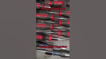 Best Screwdriver Organizers!!! #tools #toolbox #mechanic #harborfreight #organization