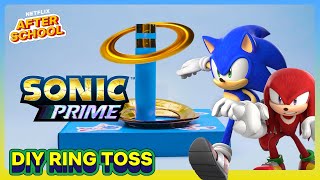 Craft Your Own Sonic Ring Toss Game! ⚡️ Sonic Prime | Netflix After School screenshot 2