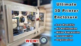 Ultimate 3D Printer Enclosure With all the Extras! With space for 2-3 of my Ankermake M5C's!