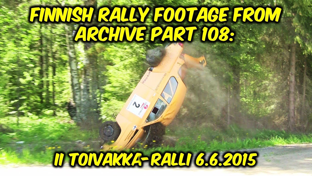 Finnish rally footage from archive part 108: II Toivakka-Ralli 6.6.2015