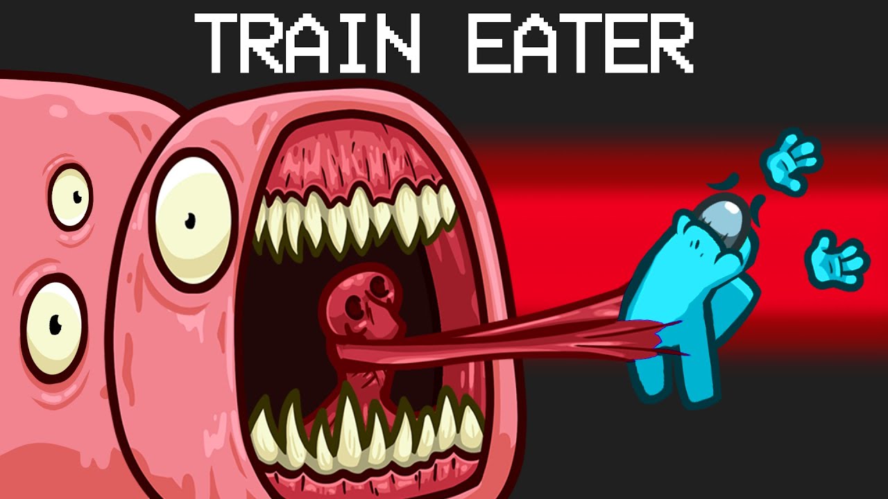 Creepy Train Eater in Among Us...