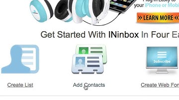 How to Add a New Contact to a List in INinbox