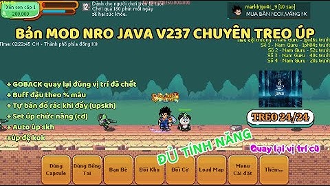 Ngọc Rồng Online - MOD NRO JAVA siêu vip cho dân chơi treo úp muốn bản nhẹ .