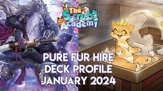 YuGiOh! | Pure Fur Hire Deck Profile | January 2024