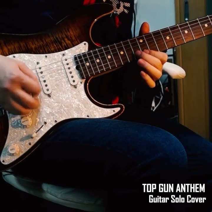 TOP GUN ANTHEM Guitar Solo Cover #topgun #guitarsolo