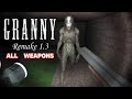 Granny Remake v1.3 All Weapon vs Slendrina Monster Fullgameplay